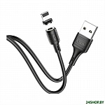 Картинка Кабель Hoco X52 Sereno USB to Lightning 1 м (черный)