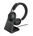 Картинка Наушники Jabra Evolve2 65 UC Stereo USB-C Desk (черный)