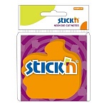 Картинка Блок самоклеящийся бумажный Stickn Hopax 21178 большой палец (оранжевый)