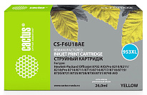 Картинка Картридж CACTUS CS-F6U18AE (аналог HP F6U18AE)