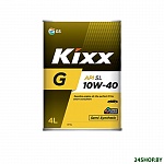 Картинка Моторное масло Kixx G 10W-40 SL/CF 4л