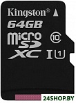Картинка Карта памяти Kingston microSDXC UHS-I (Class 10) 64GB (SDC10G2/64GBSP)