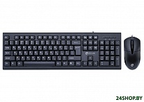 Картинка Клавиатура + мышь Oklick 640M (черный)