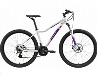 Картинка Велосипед STARK Viva 27.2 HD 2021 (18, белый/фиолетовый)