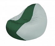 Картинка Бескаркасное кресло Flagman Classic К2.1-39 (зеленый/белый)