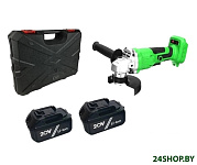 Картинка Угловая шлифмашина Zitrek AG 20 Pro SET 2 (с 2-мя АКБ, кейс)