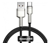 Картинка Кабель Baseus Cafule USB Type-A - Type-C (1 м, черный)