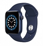 Картинка Умные часы Apple Watch Series 6 40 мм (алюминий синий/темный ультрамарин)
