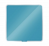 Картинка Магнитно-маркерная стеклянная доска LEITZ Cosy 450x450 мм (спокойный синий)