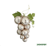 Картинка Елочная игрушка Зимнее волшебство Виноград-сокровище 5044972 (серо-золотой)
