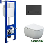 Atom 043306 (с сиденьем и кнопкой смыва)