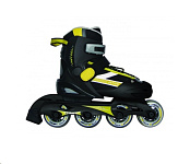 Картинка Роликовые коньки Vimpex Sport PW-121 A (р-р 31-34, черный/желтый)