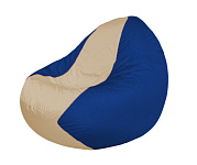 Картинка Бескаркасное кресло Flagman Classic К2.1-206 (светло-бежевый/синий)