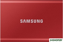 Картинка Внешний накопитель Samsung T7 1TB (красный)