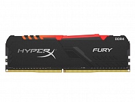 Картинка Оперативная память HyperX Fury RGB 8GB DDR4 PC4-25600 HX432C16FB3A/8