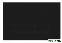 Картинка Панель смыва OLI Narrow OliPure 148303 (черный soft-touch)