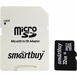 Картинка Карта памяти Smart Buy microSDXHC SB32GBSDCL10-01_С 32GB (с адаптером)