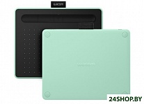 Картинка Графический планшет Wacom Intuos CTL-4100WL (фисташковый зеленый, маленький размер)