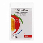Картинка Флеш-память Oltramax 210 4Gb Red