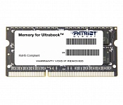 Картинка Оперативная память PATRIOT Memory for Ultrabook 4GB DDR3 SO-DIMM PC3-10600 (PSD34G1333L2S)
