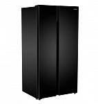 Картинка Холодильник Hyundai CS6503FV (черное стекло)
