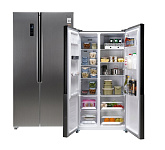 Картинка Холодильник Weissgauff WSBS 500 NFX Inverter