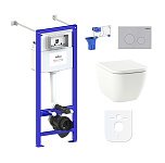 Картинка Унитаз Lavinia Boho Relfix One 7 в 1 87050139 (матовый пластик)