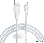 Pudding Series Fast Charging Cable 2.4A USB Type-A - Lightning (1.2 м, белый)