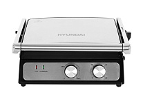 Картинка Электрогриль Hyundai HYG-2040 (серебристый)