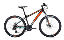 Картинка Велосипед FORWARD FLASH 26 2.0 D 19 2022 (черный, оранжевый)