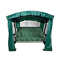 Тент с противомоскитной сеткой МебельСад Мадагаскар 2400 (завитушки, зеленый)