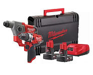 Картинка Набор электроинструментов Milwaukee M12 FPP2B-402X (с 2-мя АКБ, кейс, перфоратор) 493345981