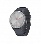 Картинка Гибридные умные часы Garmin Vivomove 3S (серебристый/синий)