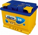 Картинка Автомобильный аккумулятор AKOM 6СТ-55 Евро/555000009 55 А/ч