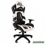 Картинка Кресло CHAIRMAN Game 25 (черный/белый)