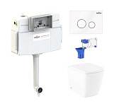 Картинка Унитаз Lavinia Boho Relfix Aveo Rimless 5 в 1 87060263 (белое стекло)