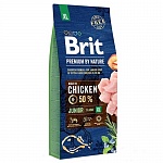 Картинка Сухой корм для собак Brit Premium by Nature Junior XL 15 кг