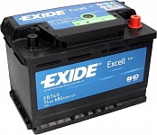 Картинка Автомобильный аккумулятор Exide Excell EB740 (74 А/ч)