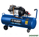 Картинка Компрессор поршневой ЗУБР КПМ-400-100 (синий)