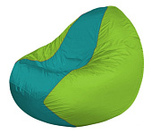 Картинка Бескаркасное кресло Flagman Classic К2.1-174 (бирюзовый/салатовый)