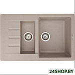 Картинка Кухонная мойка Zigmund and Shtain Rechteck 775.2 (топленное молоко)