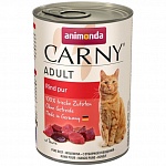 Картинка Консервированный корм для кошек Animonda Carny Adult с говядиной (0.8 кг)
