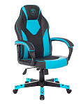 Картинка Кресло Zombie Game 17 (черный/голубой)