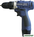 Картинка Дрель-шуруповерт WATT WAS-12 Li-2 101202712 (с 2мя АКБ)