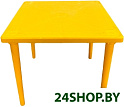 Стол БИМАпласт квадратный (желтый)