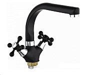 Картинка Смеситель Эверест B69-656 (черный)