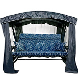 Картинка Качели садовые МебельСад Ранго с4130 (синий вензель)