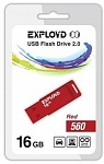 Картинка USB флэш-накопитель EXPLOYD 16GB-560 (красный)