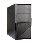 Картинка Корпус ExeGate Minitower BA-201 Black 400W (EX284020RUS)