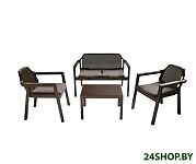 Картинка Набор садовой мебели KETER EASY COMFORT Р6037КОР (коричневый)